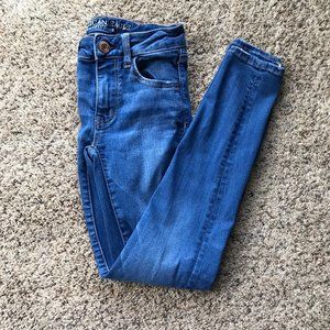Light wash jeans with no rips!